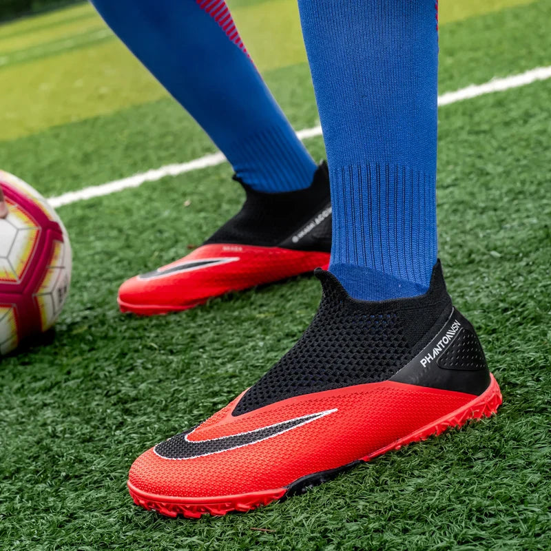 New Men Football Boots High-quality Soccer Shoes Soccer Cleats Professional Turf Training Shoes Ultralight Futsal Match Non-Slip