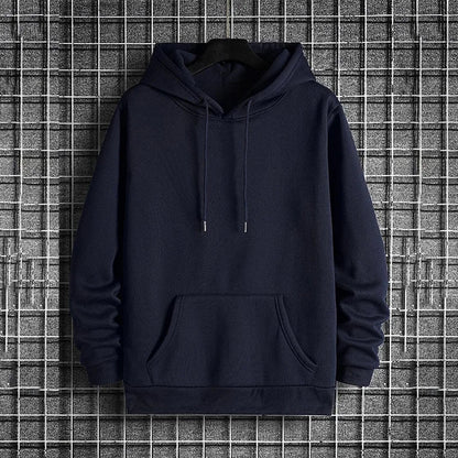 2025 New in Men's Sportswear Solid Color Hoodie + Sweatpants Urban Casual Fashion Tracksuit Fall/winter Comfort Warm Soft Outfit