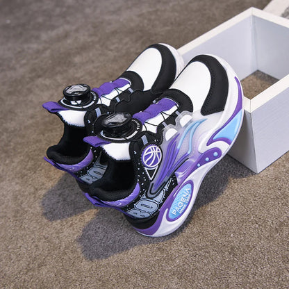 2026 Children Sneaker Boys Basketball Shoes Fashion Luxury Non-slip School Kid High Top Shoes Sports Tennis Sneaker for Boy