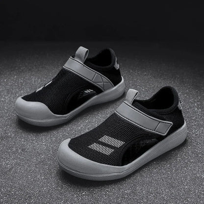 New Children Casual Mesh Shoes Boys Beach Sandals Kids Lightweight Closed Toe Baby Sport Sandals for Girls Eu Size 23-36
