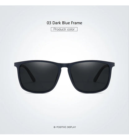 Luxury Square Vintage Polarized Sunglasses For Men Women Fashion Travel Driving  Sun Glasses Male TR90 Eyewear UV400