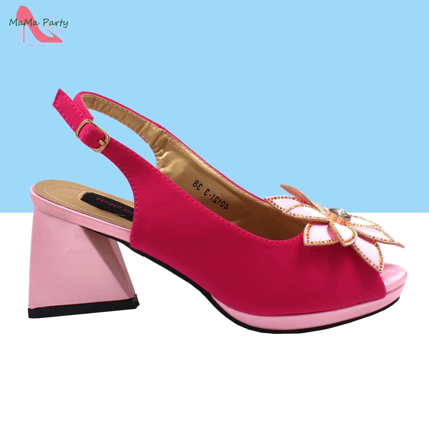 Design Italian Women Shoes and Bag Set in Green Color High Quality Comfortable Heels with Appliques for Wedding