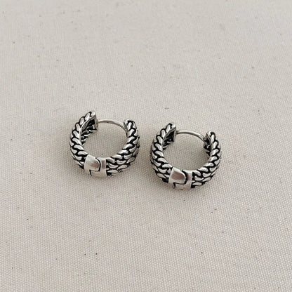 Fashion Jewelry Sweet Korean Temperament Metal Geometric Hoop Earrings For Women Party Gifts Simply Design Accessories