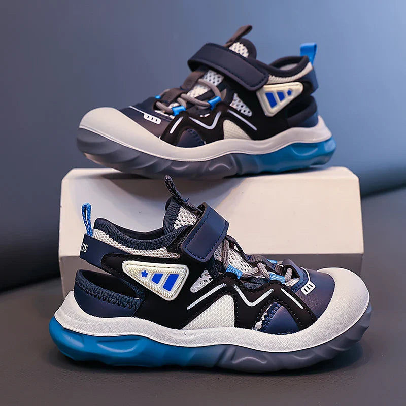 Luxury Kids Shoes Boys Sandals Non-slip Outdoor Hiking Sports Shoes Children Breathable Comfort Sports Sandals for Boy