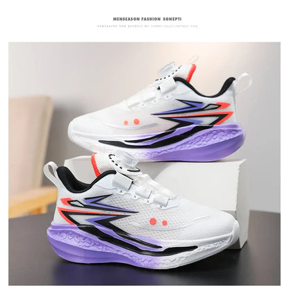 Children's Basketball Shoes Kids Sneakers Non-slip Boys Girls Basketball Boots Outdoor Ultralight Running Trainers Mesh Sneakers