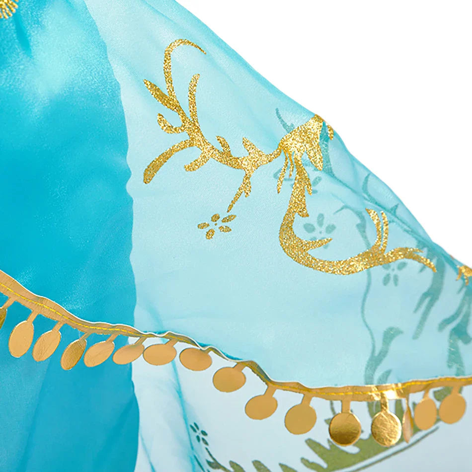 Baby Girl Christmas Party Arabian Costume Girls Aladdin Outfits Child Fancy Dress Sets Kids Halloween Jasmine Princess Dresses