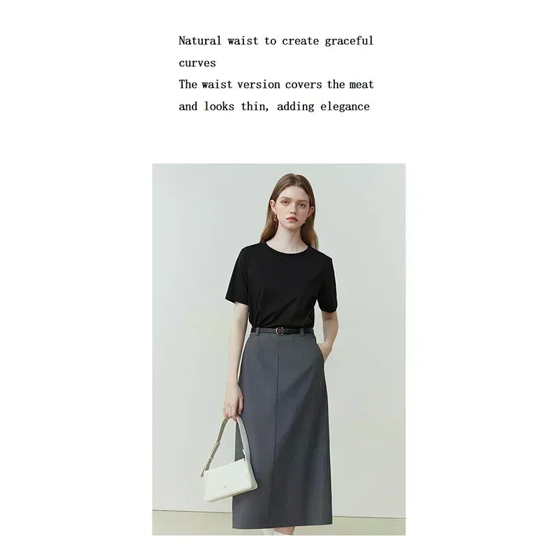 Men's and Women's 2025 Summer New Fashion Moto Vacation Pure Cotton Round Neck Short-sleeved Top