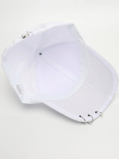 Hip Hop Women's Baseball Cap With Ring Circle Snapback Hats For Men Women Unisex Dad Hat Adjustable Kpop Korean Style Gorra