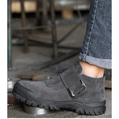 New Steel Toe Anti Smashing Steel Toe Anti Piercing Boots Indestructible Work Shoes for Men's Construction Work Shoes Durable