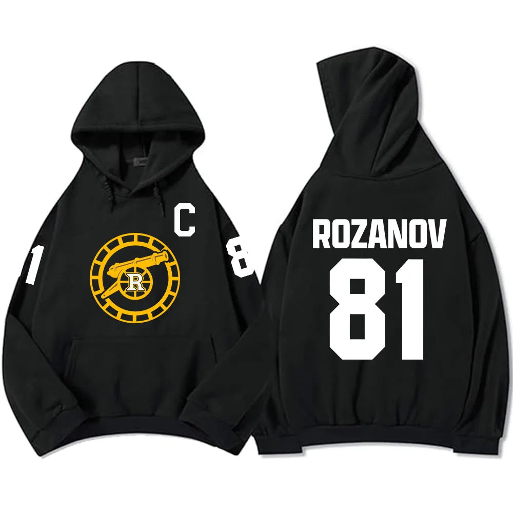 Hoodies Shane Hollander 24 Llya Rozanov 81 Scott Hunter 21 Sweatshirt  Montreal Metros Boston Raiders Clothing