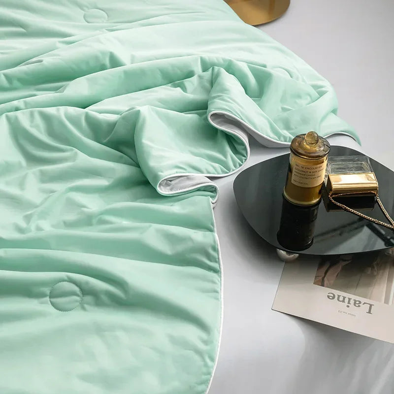 High Quality Cooling Blankets Smooth Air Condition Comforter Lightweight Summer Quilt with Double Side Cold  Cooling Fabric