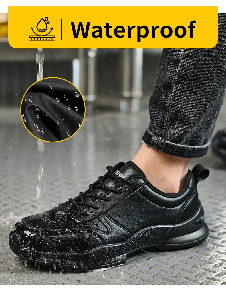 Chef's shoes, anti slip and oil resistant casual shoes, anti slip restaurant work shoes