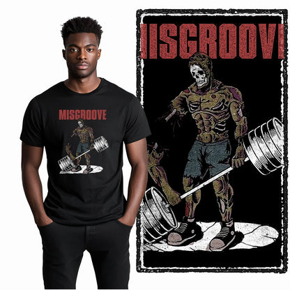 Coolmind YG Body building gym Cotton Exclusive Graphic Men T shirt for men cotton Big Size Cool BLACK men's novelty tee shirt