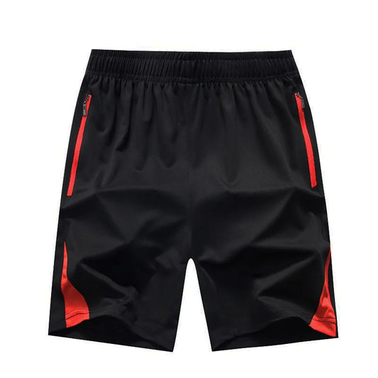 Hot Men's Casual Fashion Knitted Ice Silk Sports Shorts Loose Size Fashion Trendy Air Conditioned Pants