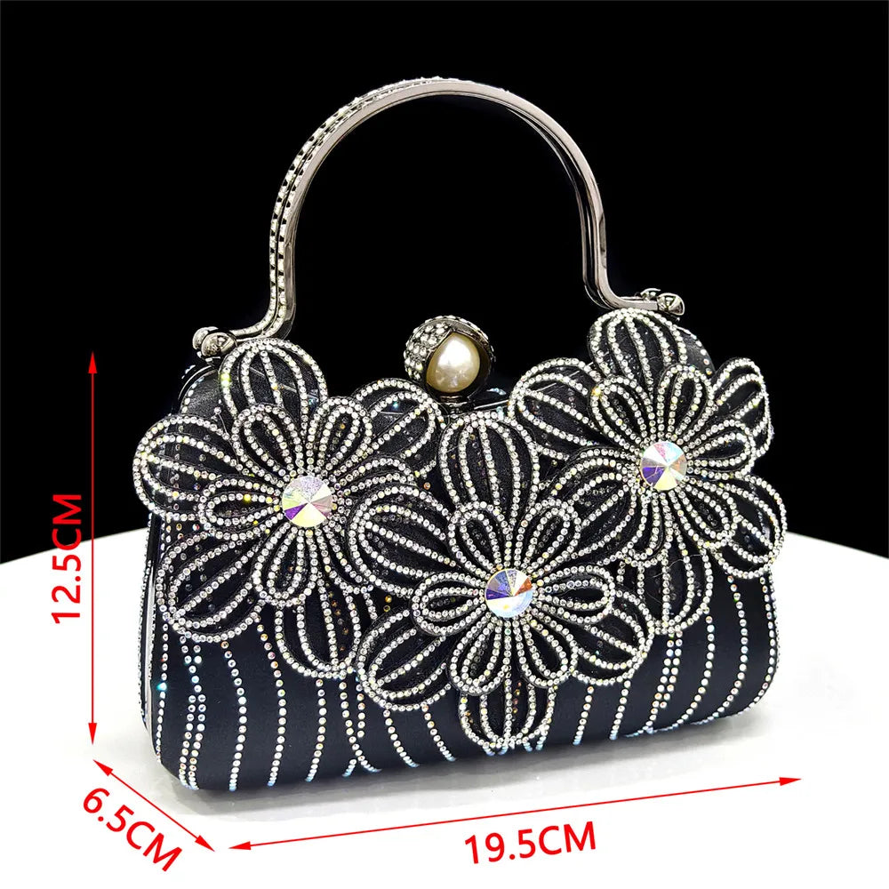2026 Nigerian Heel Party for Women Orange Color Shoes and Bag Set Rhinestone Handbag Italian Design Wedding