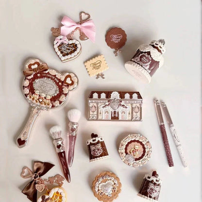 SWEETIE BEAR Makeup Box Gift Set All In One Perfume Shimmer Eye Shadow Palette Blush Lip Jelly Box 10 PCS