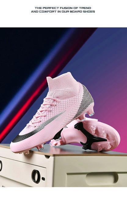 Men TF Football Boots Sneakers Indoor Comfortable High Quality Training Male Soccer Shoes Non Slip Sports Football Shoes Match
