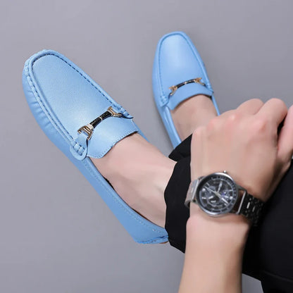 Men Loafers Shoes Formal Dress Shoes Business Casual Shoes for Men Wedding Party Office Shoes Soft PU Leather Loafers Men