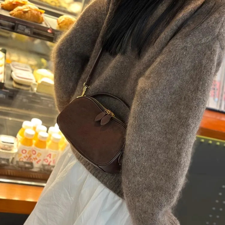 Woman Cowhide Genuine Leather Shoulder Bag Ladies High Quality Leather Handbag Female Fashion Luxury Design Crossbody Bag Women