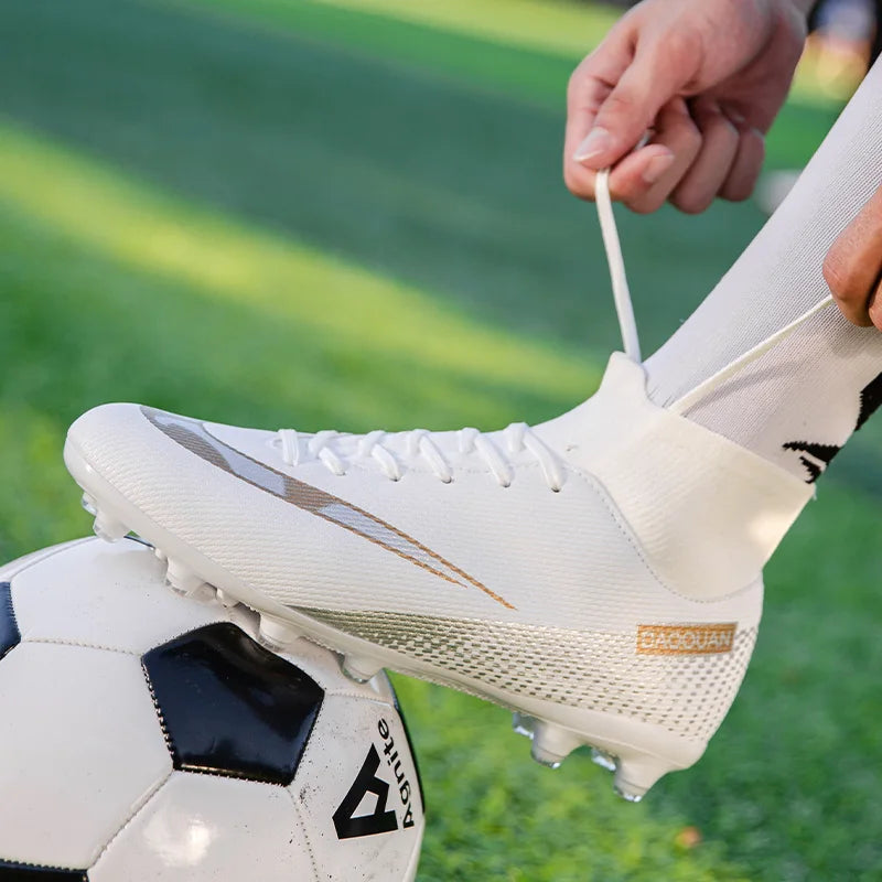 Size 35-45 Soccer Shoes AG/TF Football Boots Kids Boy Girl Ultralight Soccer Cleats Sneakers  botas de futbol