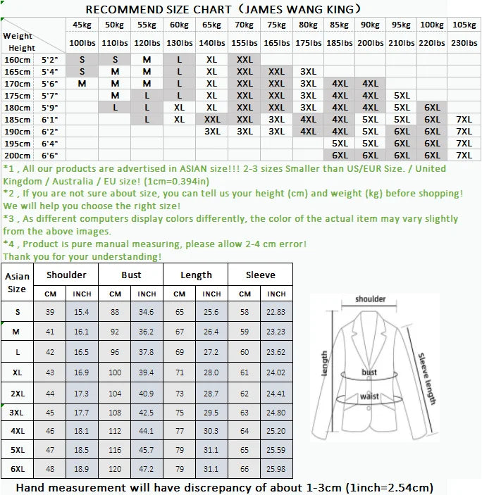 Men's Solid Color Business Suit Fashion Banquet Wedding Trend Groom Best Man Single 3/2/1