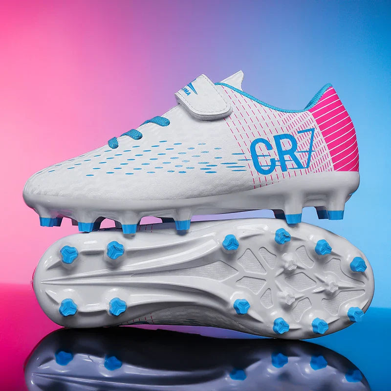 New Men Kids Football Boots Grass Boys Professional Non-Slip Ultralight Cleats Match Soccer Shoes Training Shoes Drop Shipping