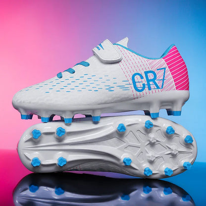 New Men Kids Football Boots Grass Boys Professional Non-Slip Ultralight Cleats Match Soccer Shoes Training Shoes Drop Shipping