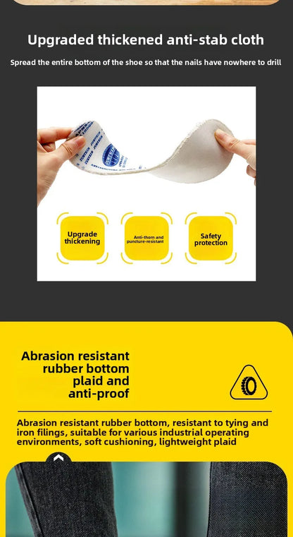 Labor Protection Shoes Men's Anti Smashing Anti Piercing Work Shoes Insulated 10KV Wear-resistant Electrical Shoes Safety Shoes