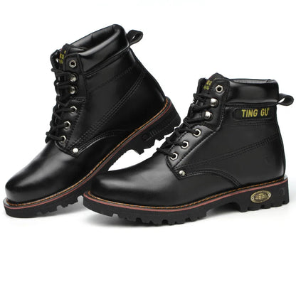 Four Season Labor Protection Shoes Anti Smashing Anti Piercing Steel ToeCap Anti Slip SafetyShoesWear-resistant Protective Shoes