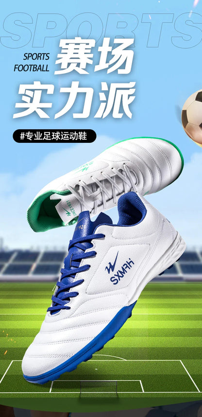 Double Star TF Turf Studs Football Shoes 33-45 Size Breathable Non-slip Outdoor Lawn Youth Professional Soccer Cleats