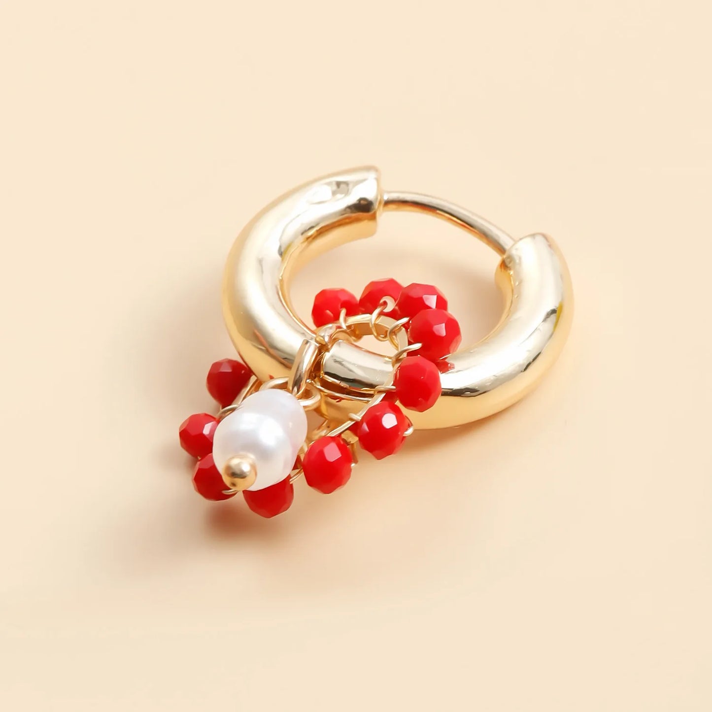 Geometric Crystal Asymmetric Dual-use Ear Buckle Earrings for Women Jewelry