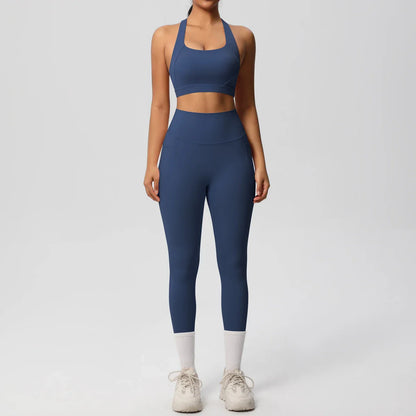 Yoga Suit Sports Set Womens Sportswear Sports women's yoga bra  Tummy Control Slimming Booty Leggings Women's tracksuit