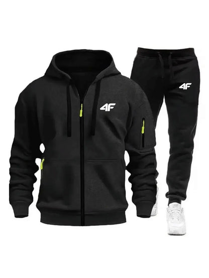 Sets for Men Two Piece Outdoors Mens Tracksuit Set Hot Sales Sportswear Man Sweatpants Hoodie Fashion Comfortable Casual Jogging