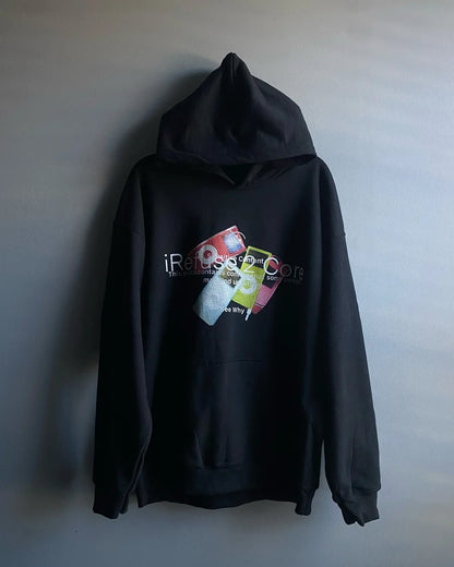 Vintage Style Hoodie Embroidery Print Hoodies Women Grunge Sweatshirt Tops Streetwear Harajuku Gothic Y2k Women Clothing