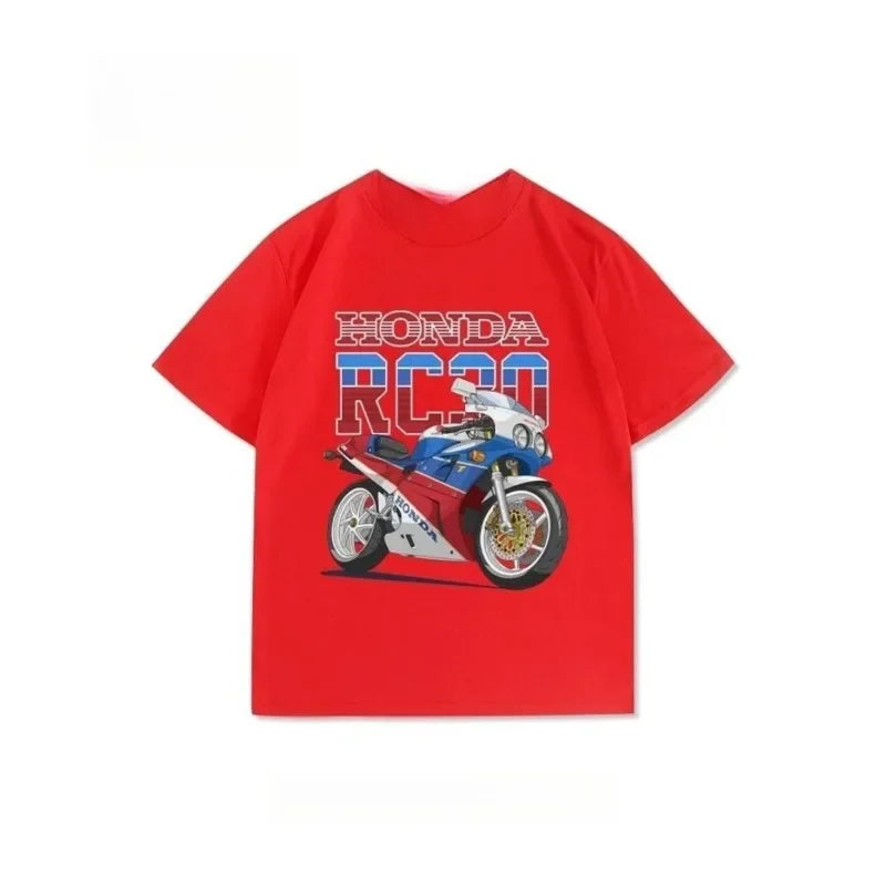 RC30 Retro Racing Motorcycle Men's T Shirt Official Classic Bike Print Soft Cotton Casual Biker Streetwear Summer 2026 Tee