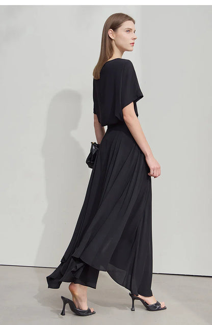 Minimalist Office Lady Skirts Women 2025 New Summer Solid Loose Asymmetric Large A-line Skirt Female Fashion 12542168