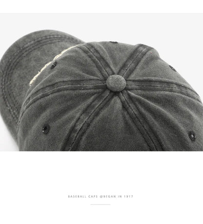 Retro brooklyn Letter Embroidery Baseball Caps Spring Summer Men Women