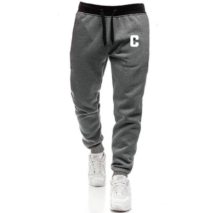 Unisex letter C print casual fashion versatile sports pants gym sports pants jogging sports pants running sports pants