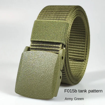 White Automatic Buckle Nylon Army Tactical Men Belt Military Waist Canvas Belt Outdoor Strap Travel Jeans Black Belts for Women