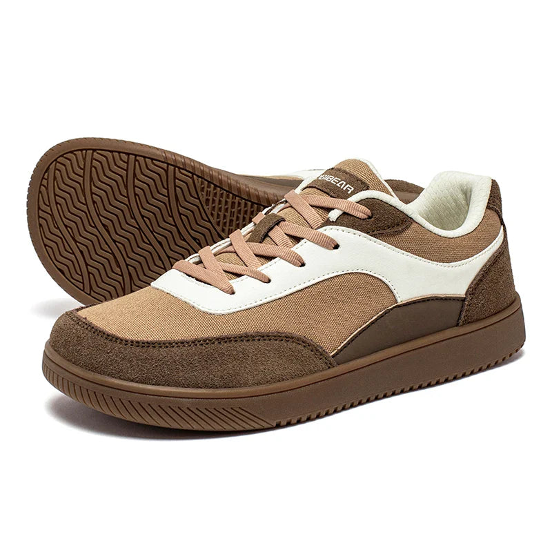 Unisex Wide Toe Sneakers Women Men Minimalist Non Slip Shoes Lace Up Mesh Casual Sneaker