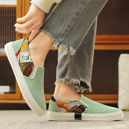New men's youthful and trendy outdoor casual simple personality slip-on lazy casual shoes