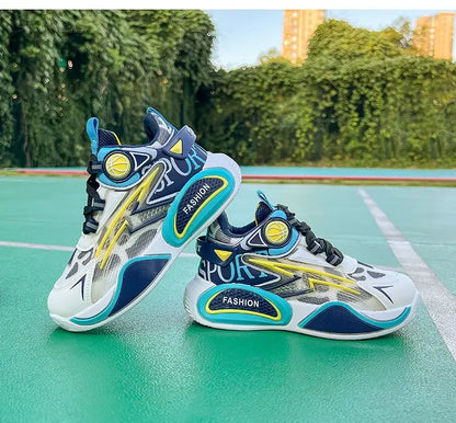Kids Sneakers Breathable Mesh Sports Shoes for Children Boys Lightweight Basketball Shoes 2025 New Casual Sneakers Boys Trainers