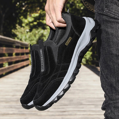 Men's non-slip casual sports shoes wear-resistant hiking shoes Outdoor 2025 fashion comfortable flat walking shoes for men