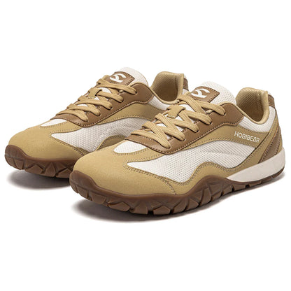 Barefoot Hiking Shoes Unisex Wide Width Trail Running Sneakers Zero Drop Artificial Leather Retro Walking Shoes