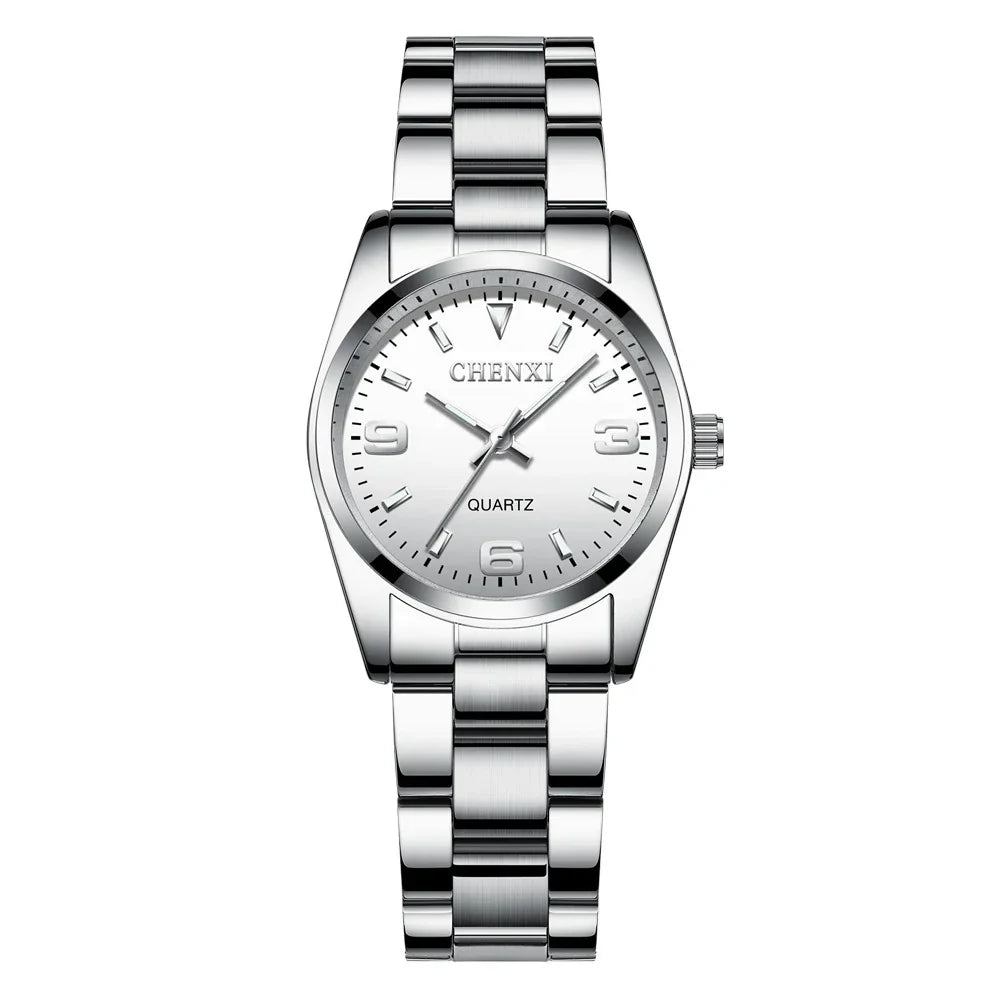 6 Colors Watch Luxury Women's Casual Watches Waterproof Watch Women Fashion Dress Rhinestone WristWatch CX021B