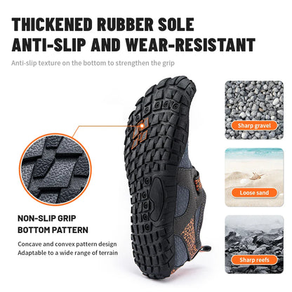 Wading Shoes Quick-Dry Water Shoes Breathable Aqua Upstream Shoes Antiskid Outdoor Sports Shoes Beach Pool Sneakers