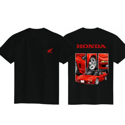 Honda 2026 Hot Selling Stylish New Comfortable Printed Loose Breathable Summer Motorcycle Racing Men's T-Shirt