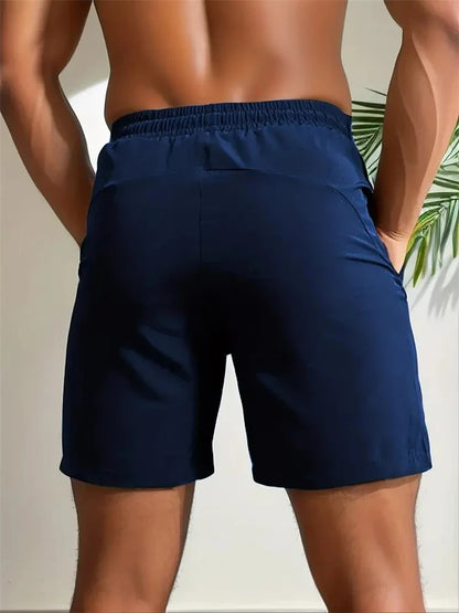Summer Shorts Men Gym Sport Running Squat Fitness Workout Man Short Pants Breathable Quick-drying Drawstring Mens Shorts