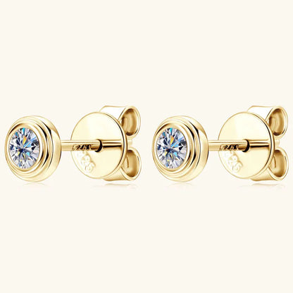 3mm 0.1ct Moissanite Diamond Necklace Bracelet Stud Earring For Women Simple Single Stone Earrings Bracelets Jewelry Set