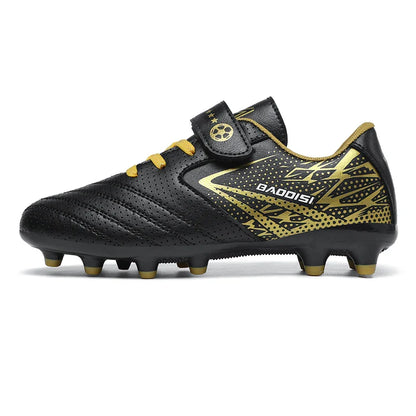 New Children Soccer Boots Sports Society Field Boy Football Shoes Futsal Fast Indoor Sneaker Original Ankle Cleats Football Boot